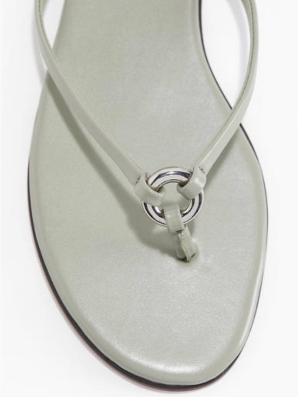 Sage Green Ring Flip Flops